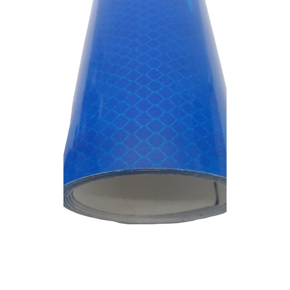 Blue Diamond Reflector Sign Plotter Cutter‎ Vinyl Caution Tape ROLL 6